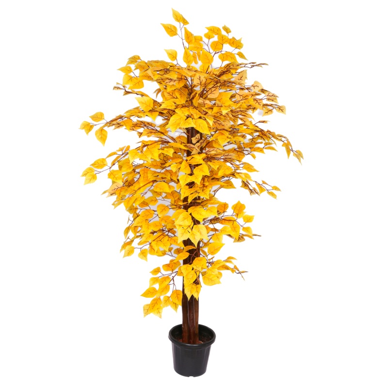 Artificial Yellow Birch Plant – 5 Feet