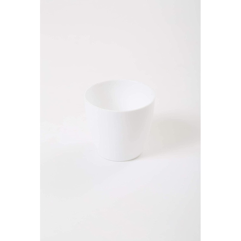 4 Inch White Singapore Pot (105mm)