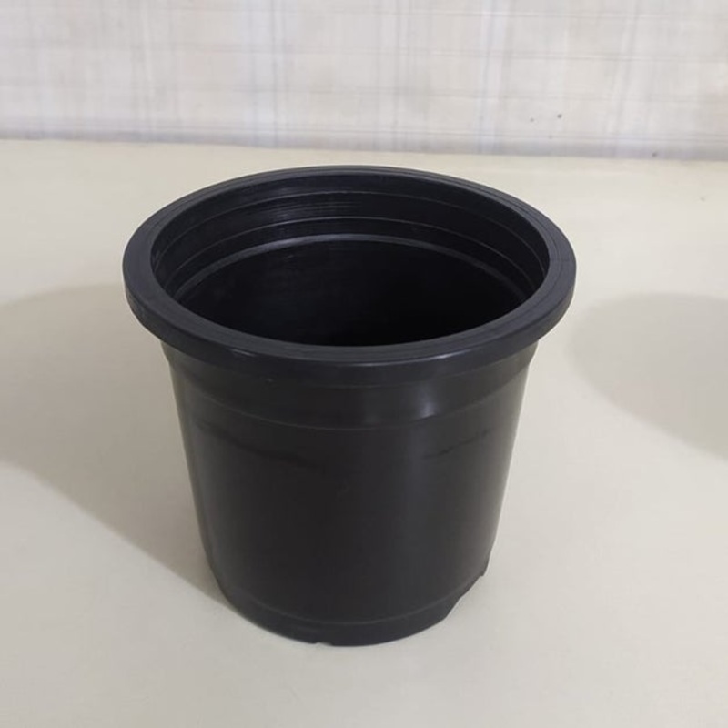 4.75″ Flower Pot Black Colour Sunrise Series (12 cm) ( Pack of 12)