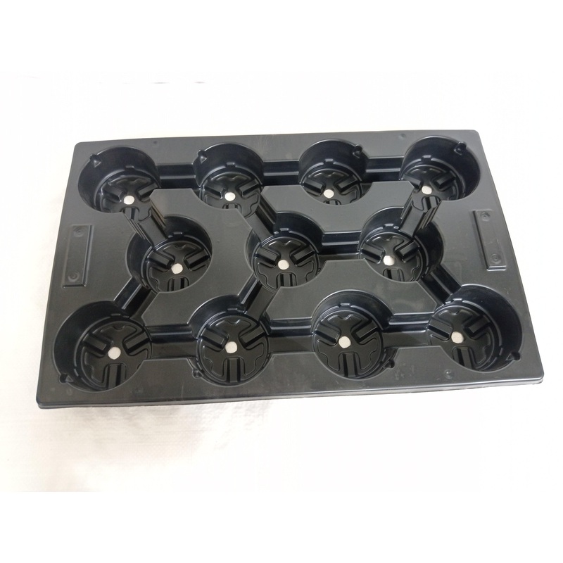 Black Round Spacing Tray (11 Cells)