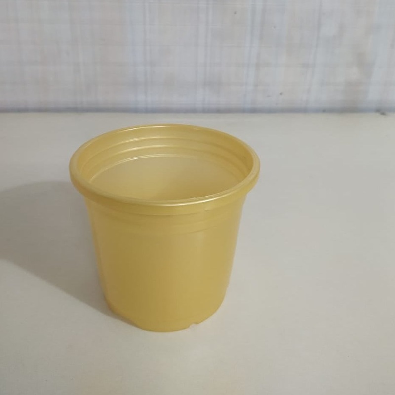4″ Flower Pot Gold Colour Sunrise Series (10 cm)